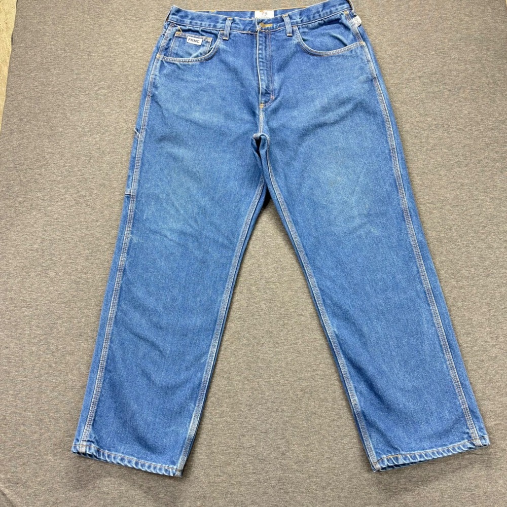 Tyndale Jeans Mens W36 L30 FR Flame Resistant Denim Carpenter Work Blue USA